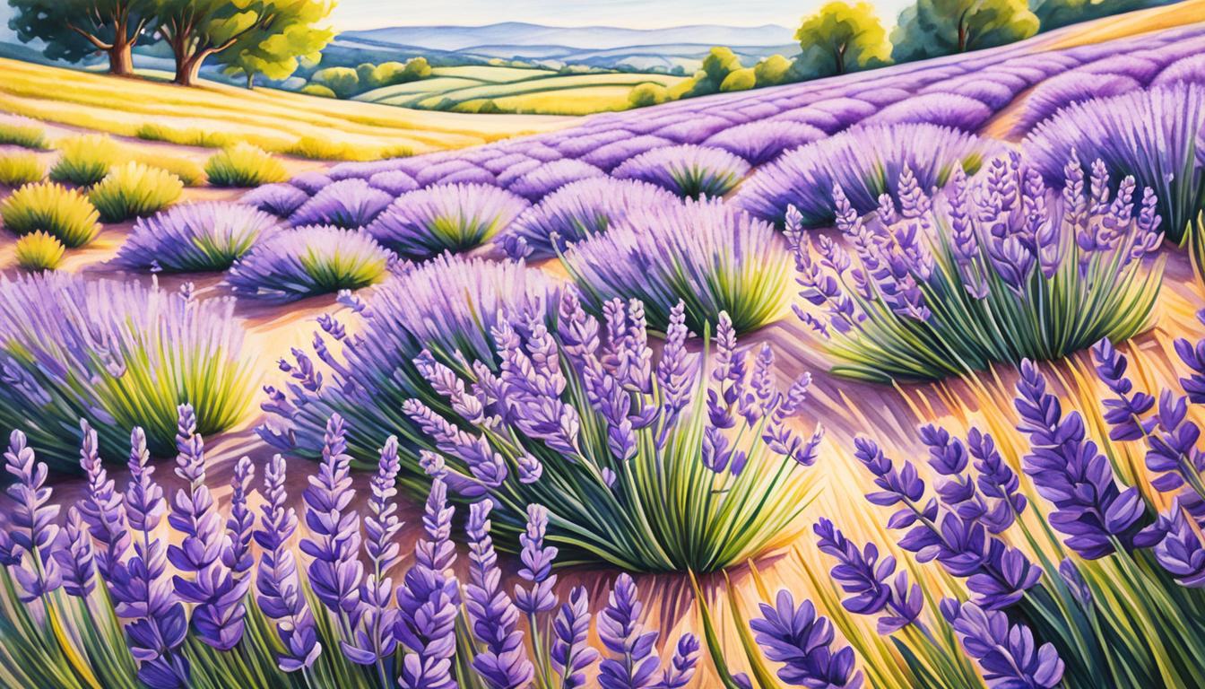 Blühender Lavendel
