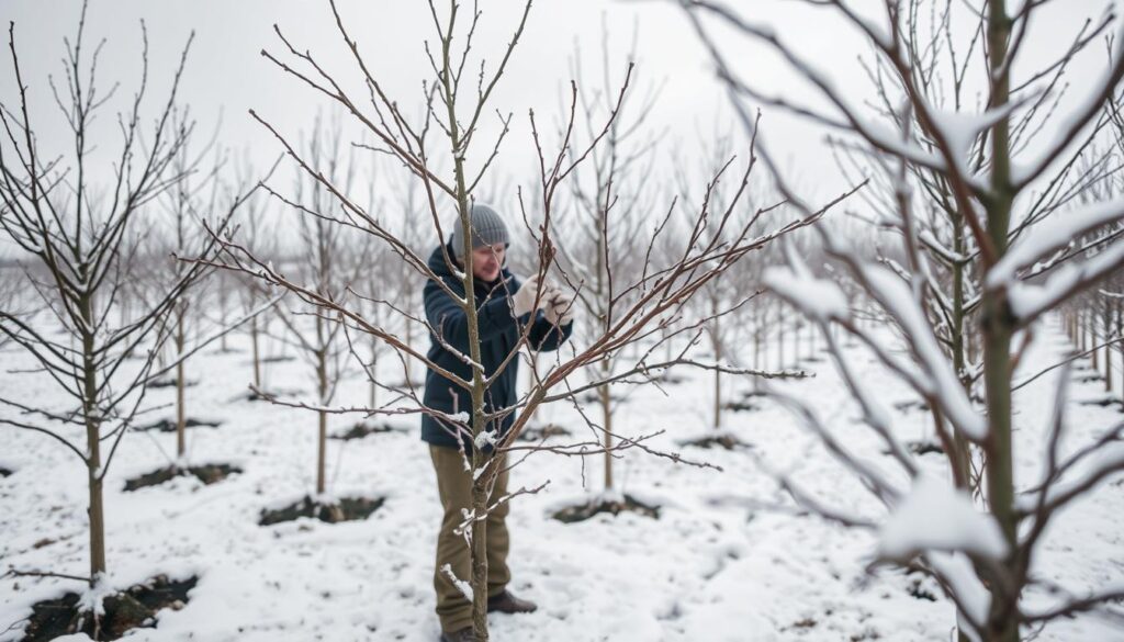 Schnittzeitpunkt während der Winterruhe