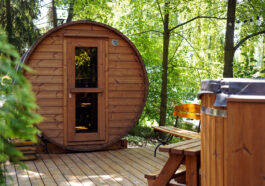 Ideen für eine Fasssauna im Garten