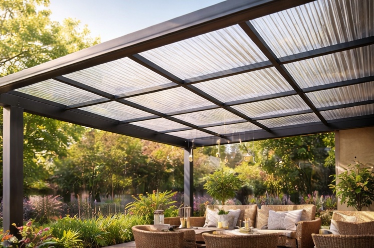 Gartenüberdachungen planen: Welche Wellplatten sind geeignet?