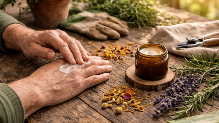Gärtnerhände schützen: Natürliche Pflege für strapazierte Haut nach der Gartenarbeit